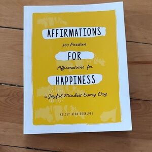 Yellow Affirmations for Happiness Book